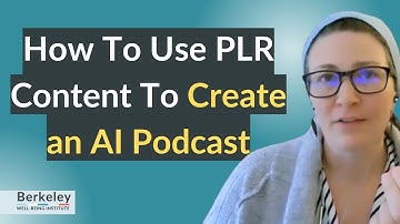 Hoe je PLR-content kunt gebruiken om een ​​AI-podcast te maken