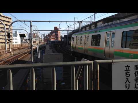 E231系1000番台 上野東京ライン 籠原行き 赤羽到着