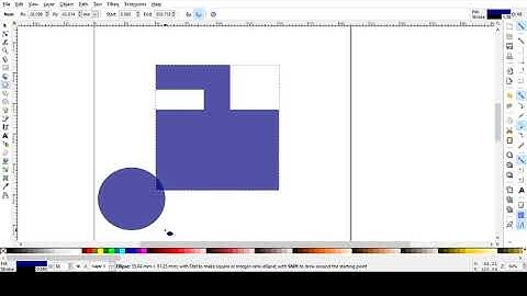 To create a geometric shape using Inkscape