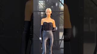 Iris Law At The Saint Laurent Fashion Show.