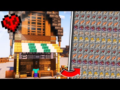 Ferme à pêche AUTOMATIQUE et GUILDE des PÊCHEURS sur MINECRAFT HARDCORE (7)