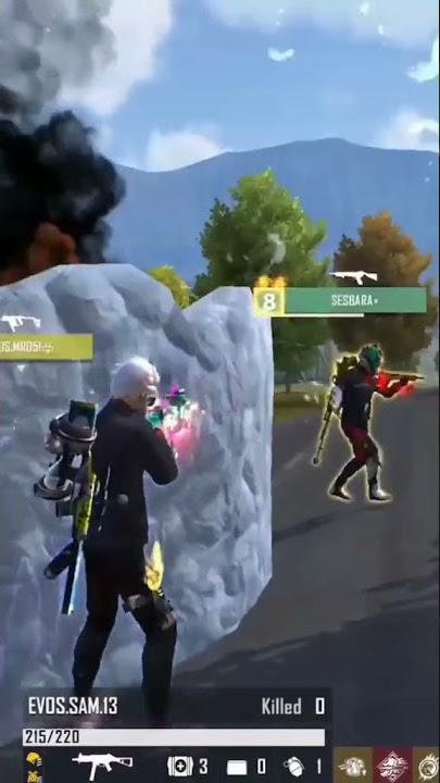 Moment EVOS SAM 13 ngeratain team SES #freefire #shorts