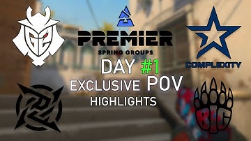 BEST FROM BLAST PREMIER IN 11 MINUTES - Highlights DAY 1 - G2 - NIP - BIG - COMPLEXITY