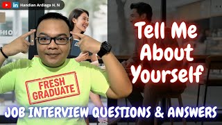 Tell me about yourself ! Job Interview Questions &amp; Answers #jobinterview #englishinterview #trending
