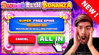 I Did 200 Spins On The New Sweet Rush Bonanza Slot Big Win?
