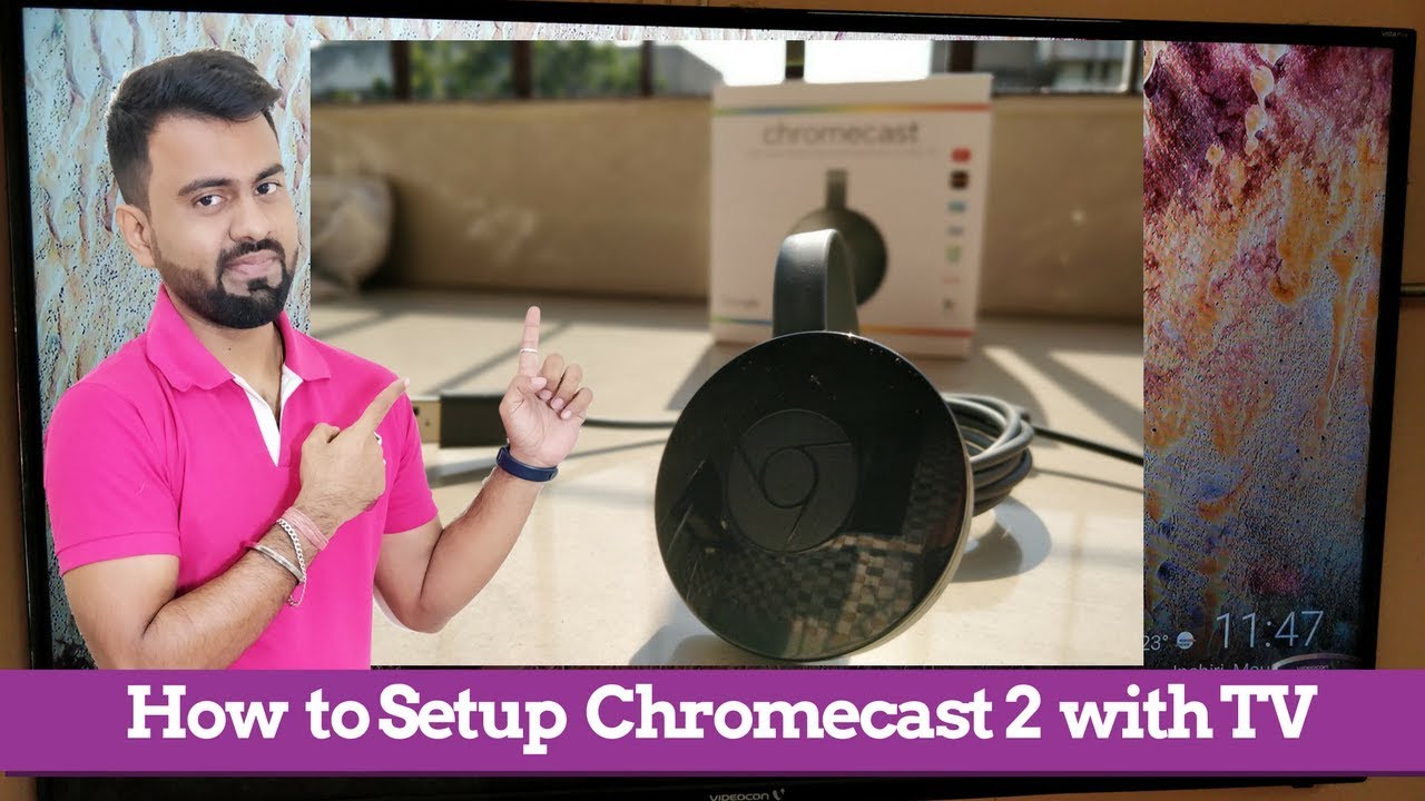 How to make a TV into Smart TV | Google Chromecast 2 Setup and Use - YouTube