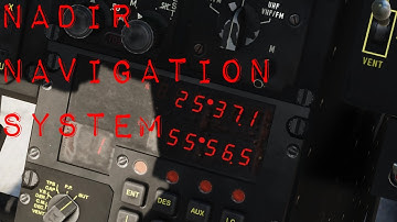 DCS | SA 342 gazelle Nadir navigation system tutorial