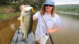 Fishing 18 Inch Worms and Giant Swimbaits for Big Bass
