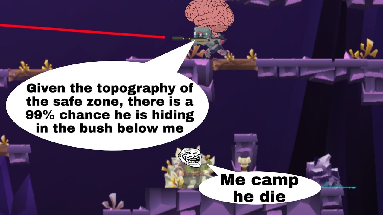 Why to NEVER BUSH CAMP in the final safe zones - Bullet League highlight