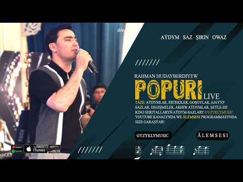 Rahman Hudaýberdiýew - Popuri • Live performance Janlysesde 2023