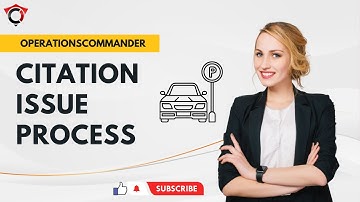 OPSCOM - In the Field Enforcement And Citation Issue Process