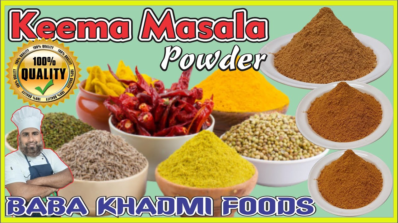 Khara Masala Keema Recipe | Keema Masala Powder Recipe By Baba Khadmi Foods