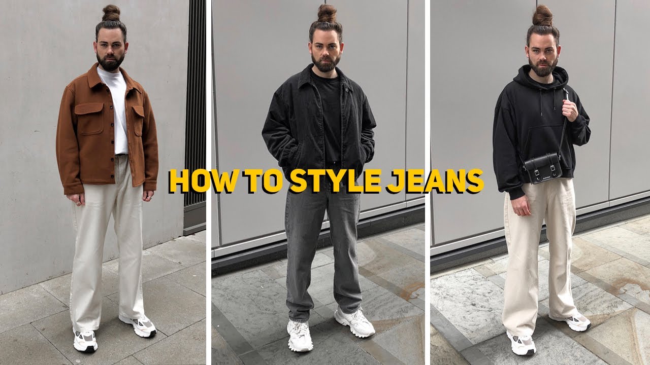 How to Style Jeans in 2021 | Men's Jeans Lookbook | Men's Fashion - YouTube