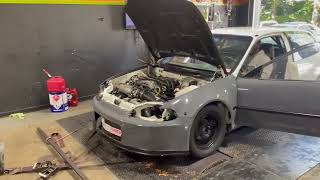 K24 Stock Nitrous Dyno Pull