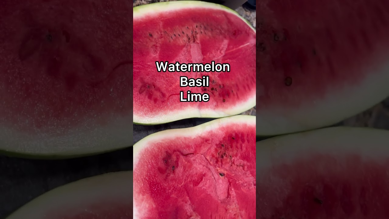 JUICE WITH ME | Watermelon Basil Limeade | Super Refreshing 🍉💦 