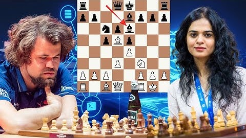 Tania Sachdev vs Magnus Carlsen chess game 141