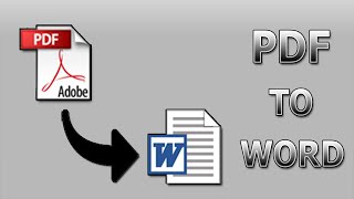 How to convert PDF to WORD - Easy & Quick!