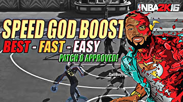 NBA 2K16 SPEED GOD BOOST TUTORIAL | EASY & BEST METHOD WITHOUT ANY SIGNATURE STYLES! FREESTYLE BOOST