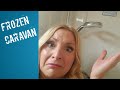 Frozen caravan and how I sorted it before going on TV.