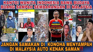 Download Lagu KANTOI WANITA INDONESIA BAWA BUDAYA BUANG SAMPAH SEMBARANGAN DI MALAYSIA KENAK SAMAN‼️ MP3