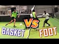 Foot vs basket  les footeux nous dfient au five et cest bien drle