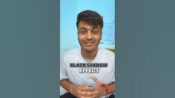 Black shadow effect in CapCut #capcuttutorial #editingtutorails #capcutedit