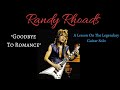 Randy Rhoads &quot;Goodbye To Romance&quot; Solo