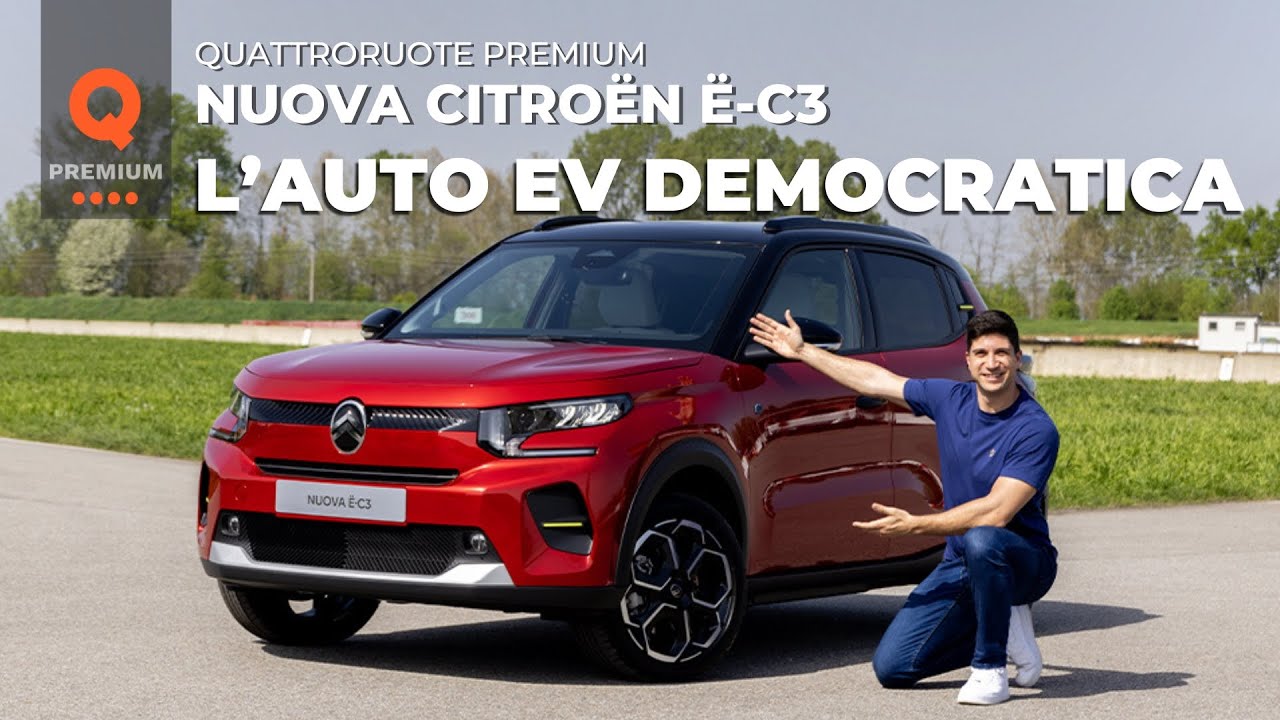 Com’è l’auto ELETTRICA da 49 EURO/mese? | Motori, tecnologia e SPAZIO della Citroën ë-C3