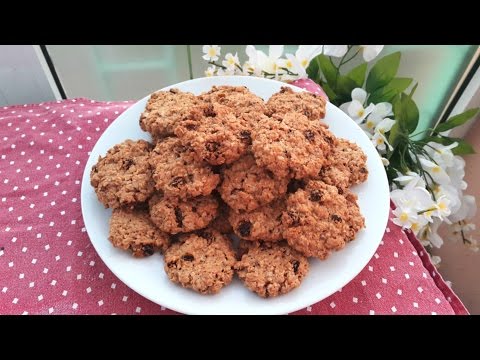 Vidéo: Biscuits à L'avoine Et à La Cannelle Et Aux Raisins