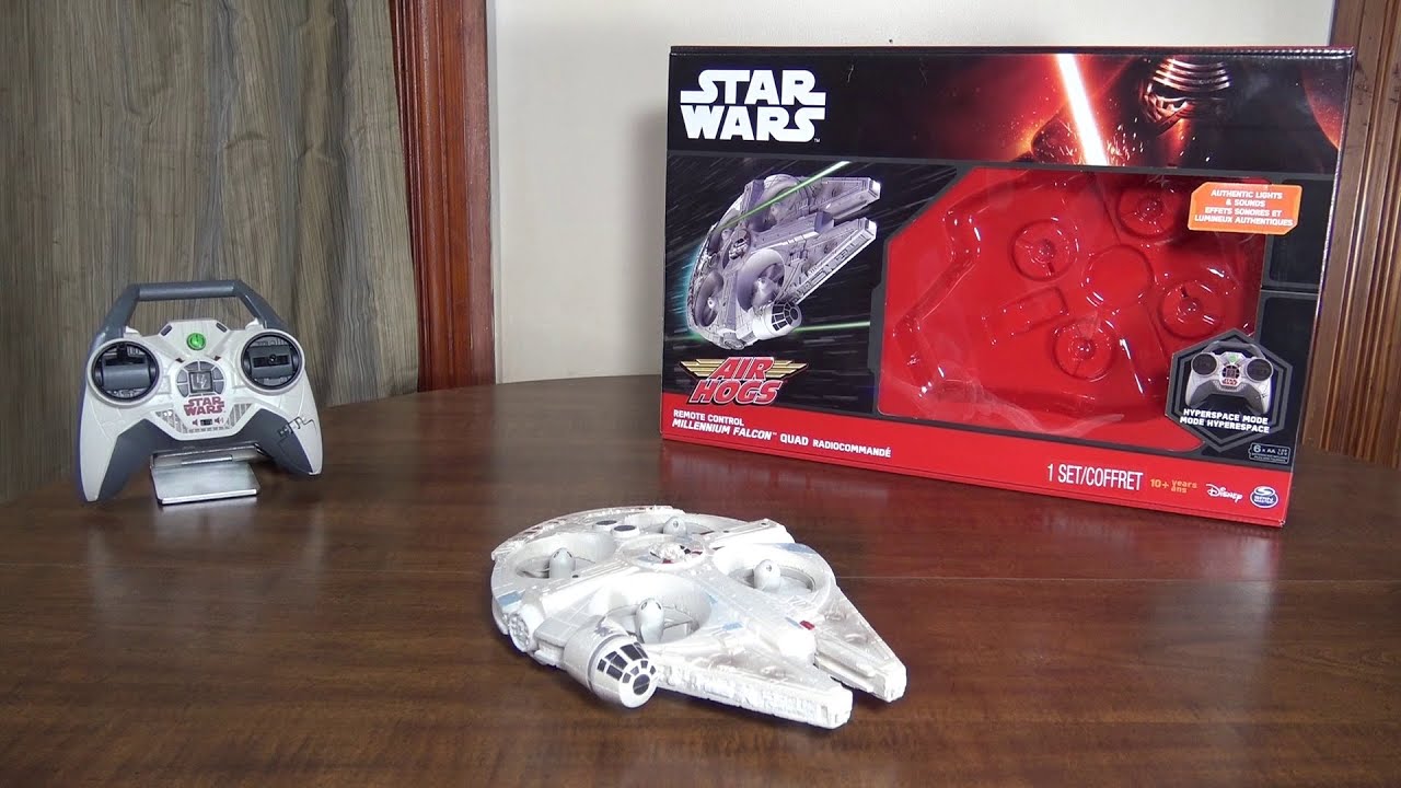 air hogs millennium falcon quad