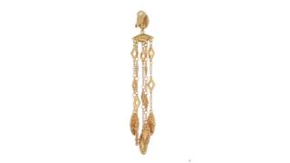 Oscar de la Renta Diamond Tassel C Earrings  SKU:8856482