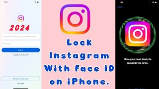 How to Lock Instagram With Face ID on iPhone in iOS 17 2024.