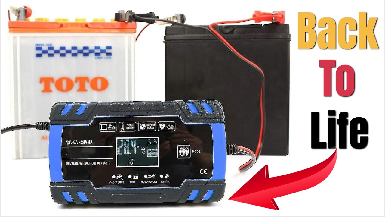 How To Restore DEAD Car Battery With Smart Charger YouTube