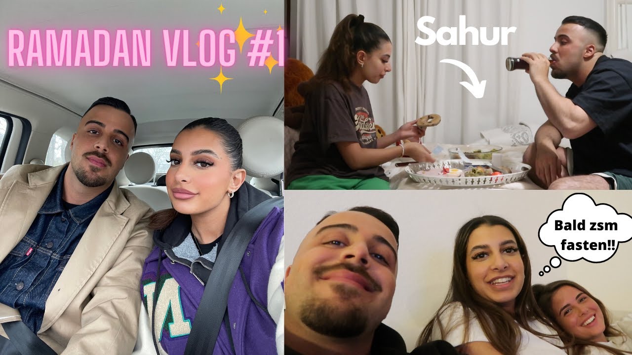 RAMADAN VLOG #1 Iftar mit der Gang & Saras erster RICHTIGER Ramadan | Sara & Dolunay