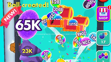 Bounce Merge! 65k Ball Created | Android iOS Mobile Game #games #bouncemerge #viralgames