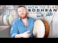 How to play bodhrn lesson for playing slip jigs on bodhrn with 4 super effective patterns