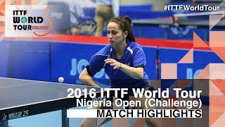 2016 Nigeria Open Highlights: Irina Ciobanu vs Tatiana Garnova (U21-Final)