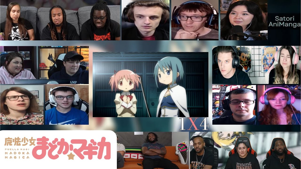 Puella Magi Madoka Magica Episode 4 Reaction Mashup