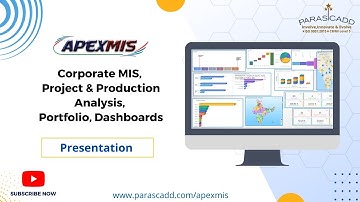 PROJECT DASHBOARDS & REPORTING | PRODASH-PI (Now ApexMIS ) | Corporate MIS