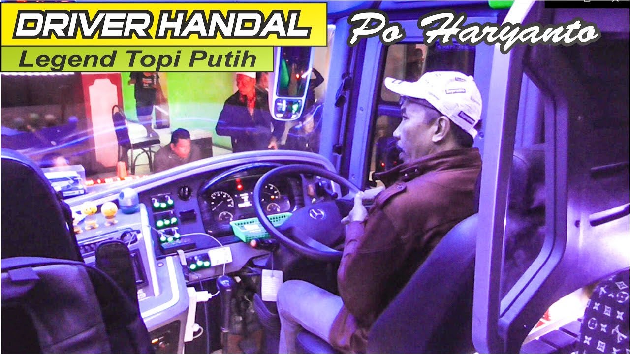 SALIP RATUSAN BUS || AKSI PAK BERO INI BIKIN TAKJUB !! Full Trip PO Haryanto HR065