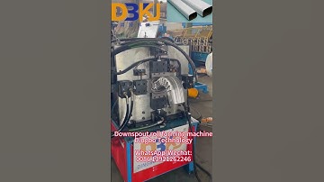 Downspout Roll forming machine #rollformingmachine #downspouts #manufacturing #machine