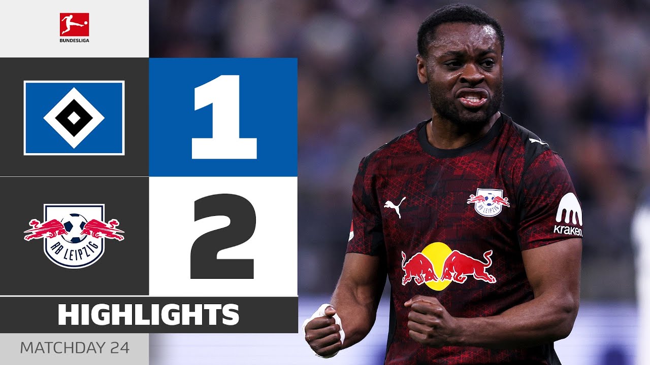 Penalty Miss Can't Stop Leipzig! | HAMBURGER SV - RB LEIPZIG | Highlights | Matchday 24 – Bundesliga