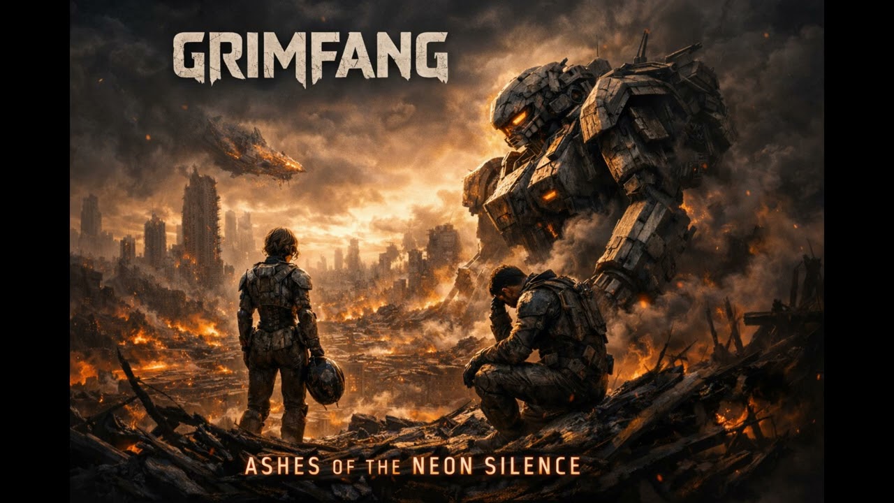 Grimfang – Ghost in the Chassis | Emotional AI Synthwave Metal 2026 #Synthwave #AIMusic #Grimfang