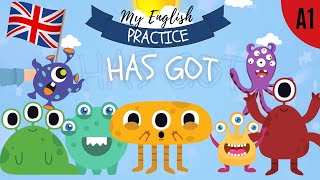 Has got - monsters and their body parts ESL English practice