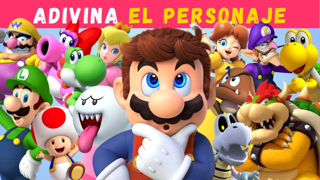 🌟 Adivina el Personaje 🎮🤔 de MARIO BROS 🍄