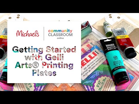 Online Class: Thread and Yarn Printing with Gelli Arts®