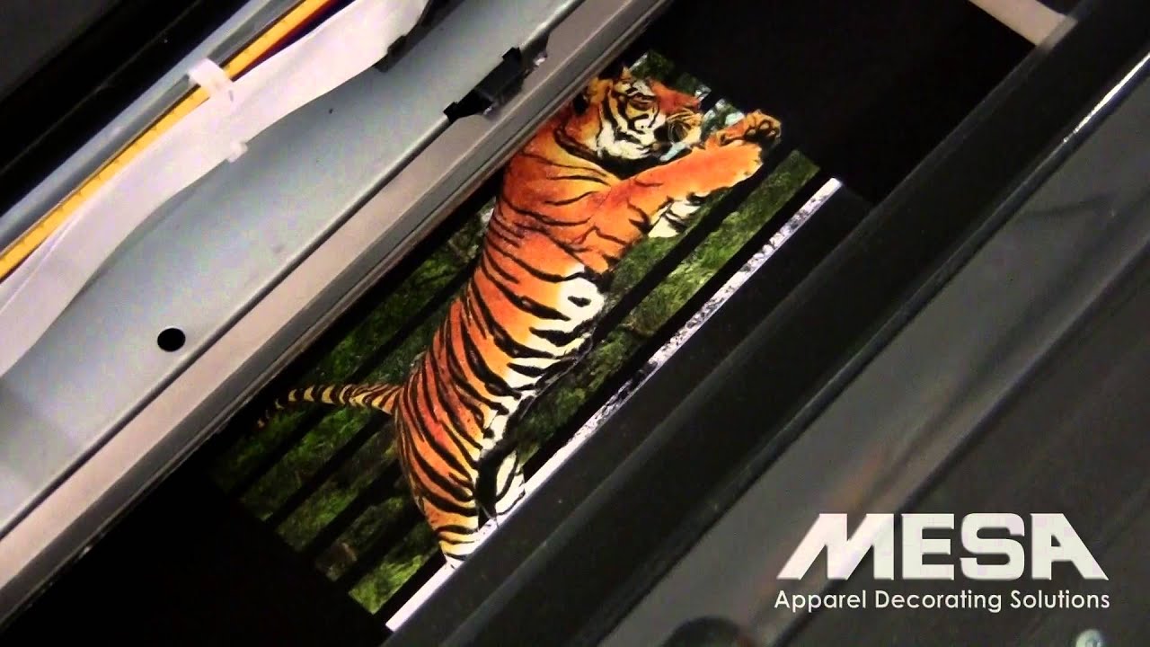 New Summit XT Direct to Garment Printer by MESA - YouTube