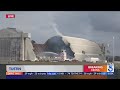 Historic hangar at former air base in Orange County engulfed in flames