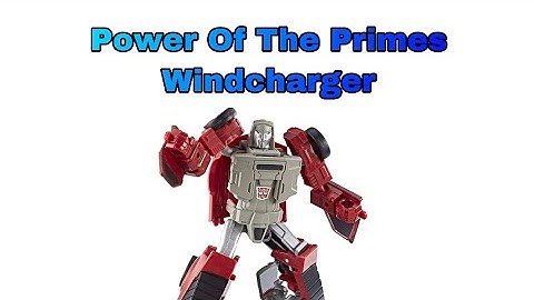 Transformers Power of the Primes Windcharger Figure Review [Nitro Productions #38]