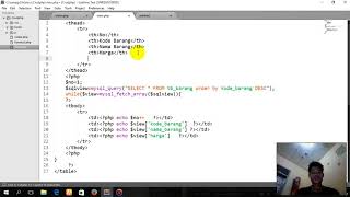 Tutorial PHP MYSQL Bagaimana Cara Menampilkan Data dari database
